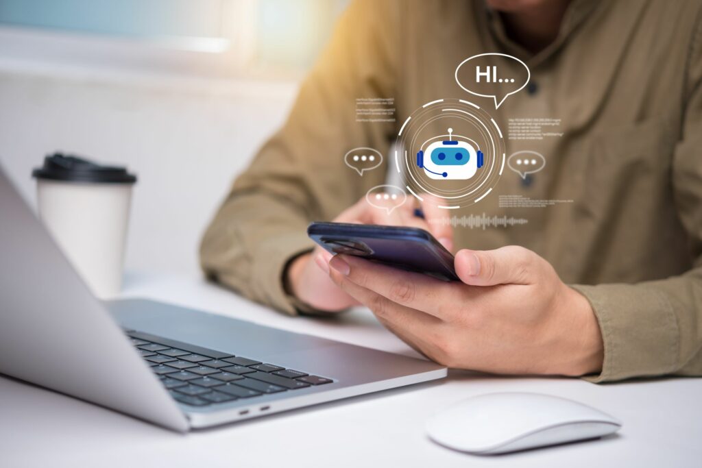 Chatbots sind die perfekten Vermittler zwischen automatischem Chat, Ticket-Systemen und menschlichem Live-Chat.